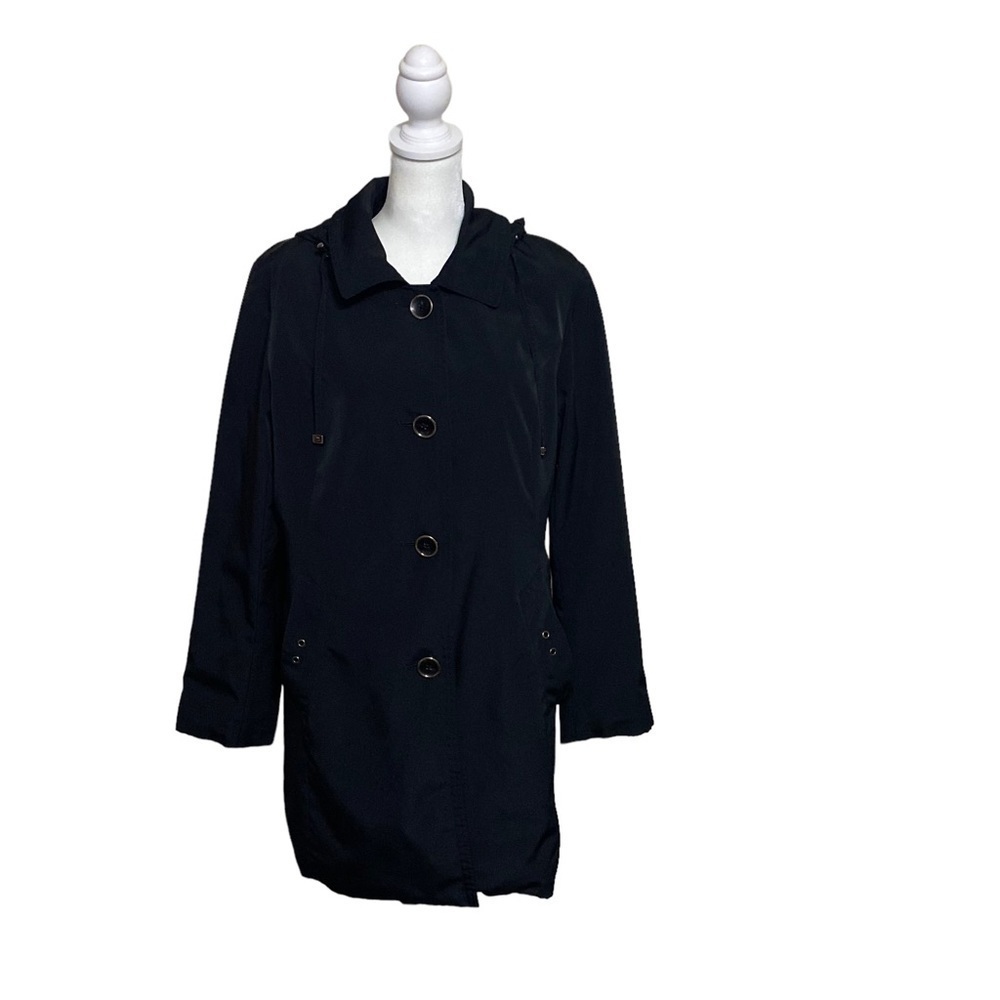 London Fog ladies all weather hooded jacket size medium